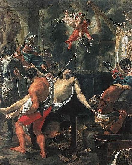 Charles le Brun Martyrdom of St John the Evangelist at Porta Latina France oil painting art